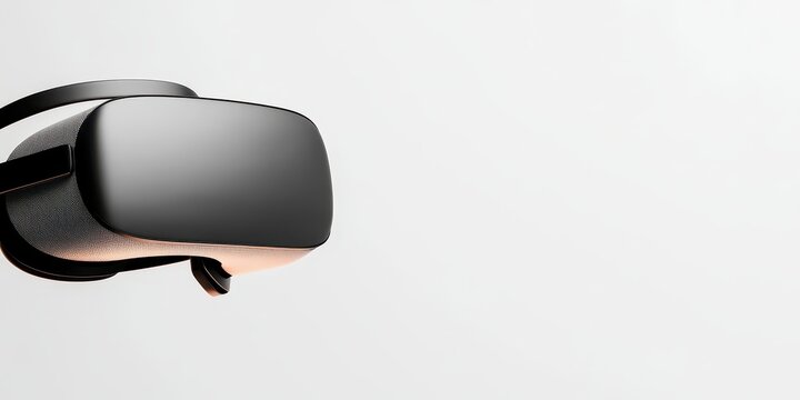 Immersive virtual reality headset device for metaverse experiences and digital entertainment.