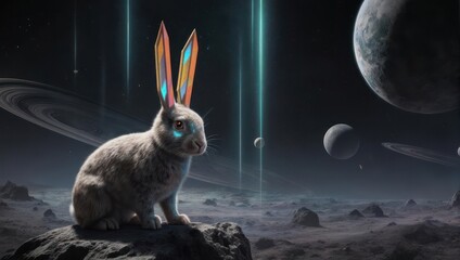 Cosmic Hare - A Rabbits Journey Through the Galaxy.
