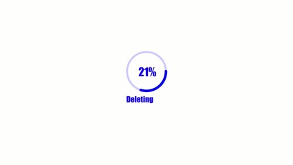 Circular progress indicator showing twenty one percent with blue outline and gradient fill on Generate title without using the word 