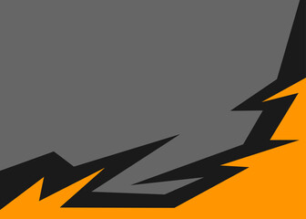 Abstract background with geometric spike pattern and with some copy space area