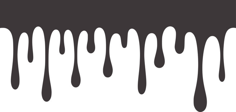 Black and white irregular dripping paint splatters pattern