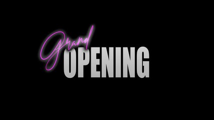 
GRAND OPENING TITLE WITH CINEMATIC ANIMATION