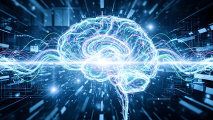 Illuminated neural network