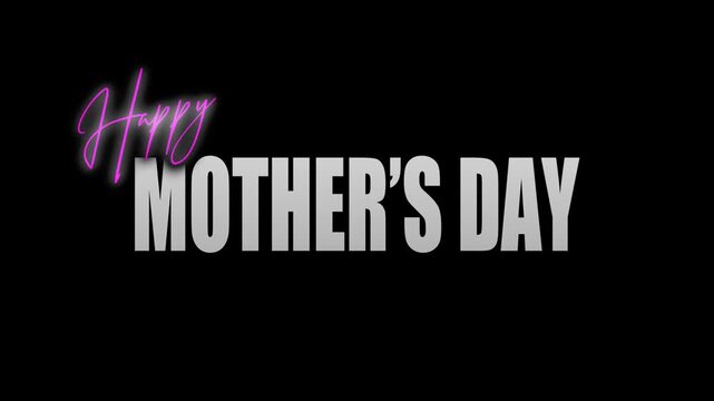 HAPPY MOTHER'S DAY TITLE WITH CINEMATIC ANIMATION V1