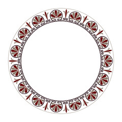 Seamless classic Greek ornament. Classic Endless pattern frame border. Ancient Greece, Roman Empire. Typical egyptian, greek, china motives. For ceramic, porcelain, embroidery, sandblasting, laser