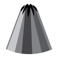 Piping Nozzle, icing Nozzle vector.