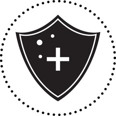 Immune system booster shield, corona, hygiene shield, virus protection.