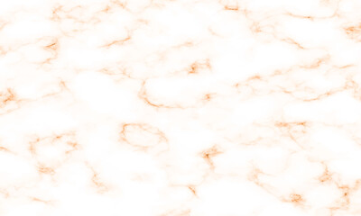 White marble texture with thin orange veins