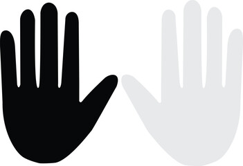 vector hand symbol./Hand icon.