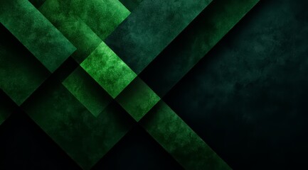 Green background with green squares. The squares are arranged in a way that creates a sense of movement and energy