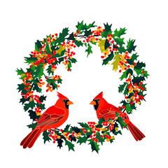 watercolor Red Cardinal.Ideal for Christmas projects, greeting cards, invitations, and nature-themed designs