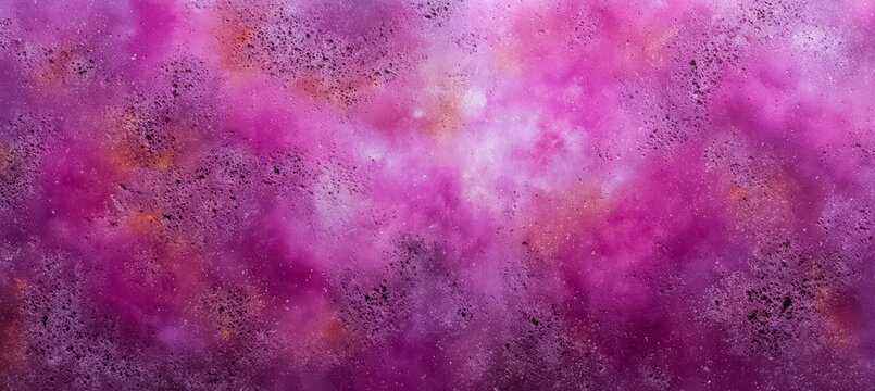 Purple background with a lot of stars and a few black specks. The background is very colorful - Powered by Adobe
