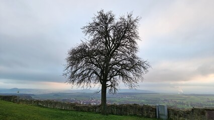 Obernburg ruins in Gudensberg in North Hesse, Schwalm-Eder district