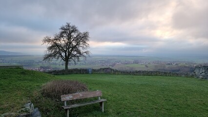 Obernburg ruins in Gudensberg in North Hesse, Schwalm-Eder district
