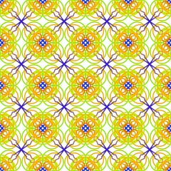 Abstract colorful seamless repeating geometric pattern texture background for print fabric​ paper decoration wallpaper and web design.