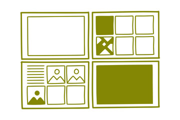 Flat Vector SWOT Matrix with Four Equal Quadrants &mdash; Clean Business Infographic Design