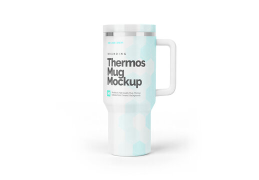 Thermos Mug Mockup