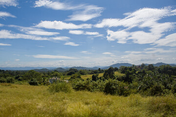 Obraz premium landscape with mountains and blue sky