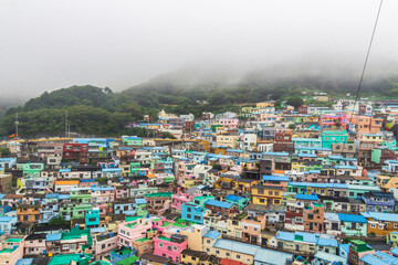  Busan, Korea - 02 Sep, 2025 - Colorful hillside houses of Gamcheon Culture Village in Busan, South Korea, vibrant urban landmark and popular travel destination for culture and art. © Saigonese