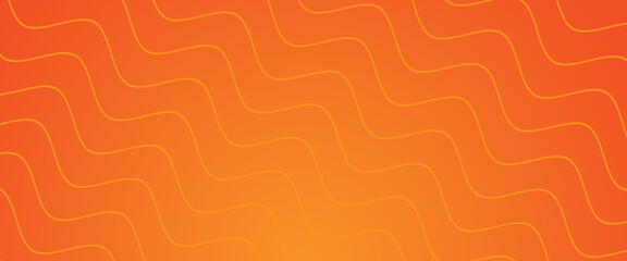 Vector abstract background with dynamic orange waves, lines and particles. vector