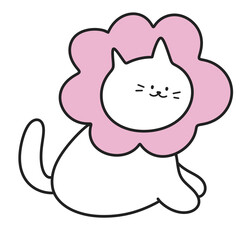 white cat. cartoon. character. cat. cartoon. doodle. drawing. face. cute. animal. cats. kid. kitty. child. sketches. line. pet. kitten.