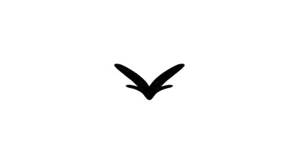 Obraz premium Black downward arrow symbol, hand drawn style, isolated on transparent background, simple and minimalistic, used for direction, navigation, or emphasis in digital design