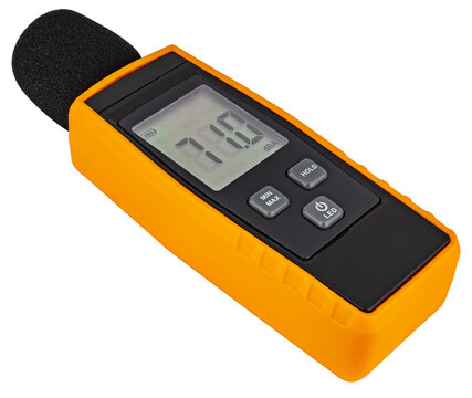 Device for measuring noise levels in decibels.
