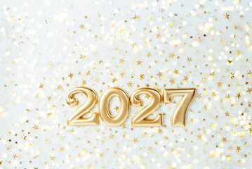 Holiday background Happy New Year 2027