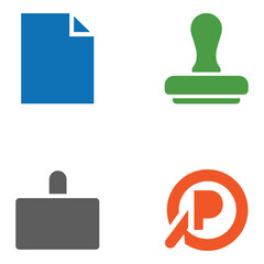 Simple placeholder graphic featuring the text 'vector file' centered on a white background