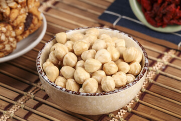 Roasted Cashew Nuts in Bowl - Healthy Snacks