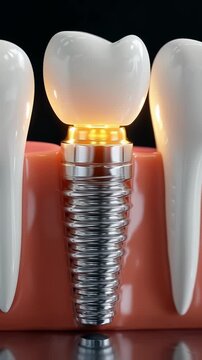 Jaw implant: crown fix, root mimic, chewing return, gum heal, bone grip, oral structure, titanium post, missing correction, dental base, smile strength, tooth recovery