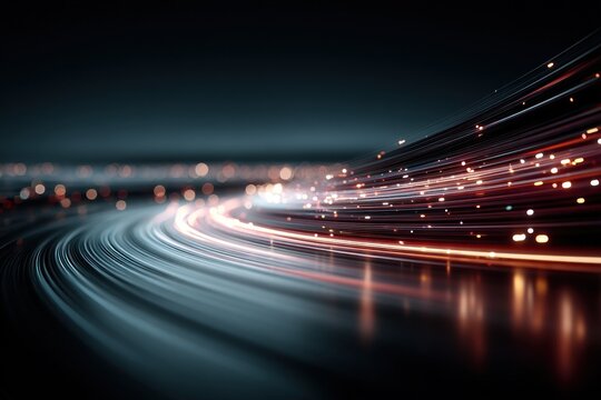 Blurred motion lines angular geometric trails speed dynamic abstract background