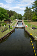 Schleuse Diemitz, Mecklenburg-Vorpommern, Deutschland