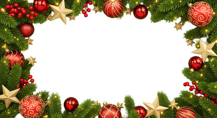 Christmas Frame, Christmas Border, Holiday Frame, Festive Border, Christmas Wreath, Xmas Decoration, Holiday Background, Winter Frame, Christmas Banner, Festive Background'Holiday Frame for card