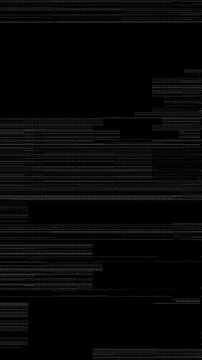 Abstract Digital Screen With White Pixel Grid background