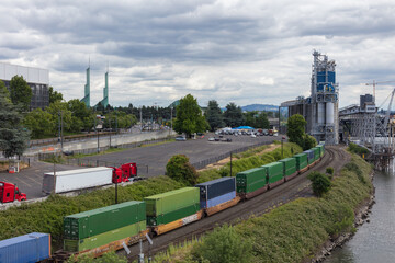 fridge trains in Portland railway section