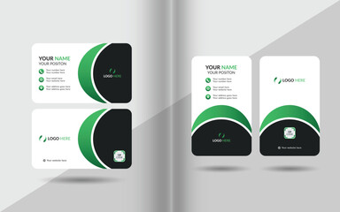Business card design template