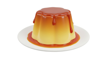 Classic creamy golden flan with luscious flowing caramel sauce delectable rich custard dessert sweet gourmet treat