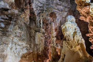The Frasassi Caves are underground karst caves located in the municipality of Genga, in the province of Ancona, within the Gola della Rossa and Frasassi Regional Natural Park.