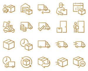 Simple Set of Approve Related Vector Line Icons