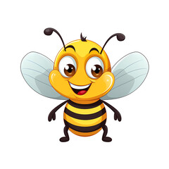 Colorful Bee Game Vector Illustration Design
