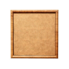 Fototapeta premium Empty wooden picture frame isolated on transparent background Remove png, Clipping Path, pen tool
