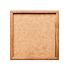 Fototapeta premium Empty wooden picture frame isolated on transparent background Remove png, Clipping Path, pen tool