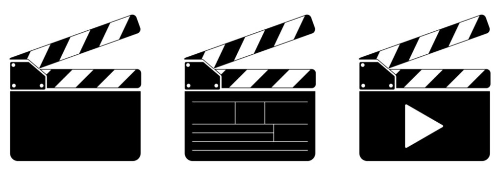 Set of clapper board