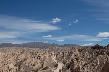 The Arrows' Gorge in the desert