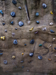 outdoor climbing wall