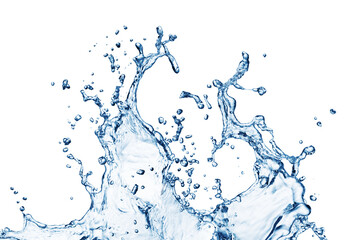 Water Splash Arc Isolated