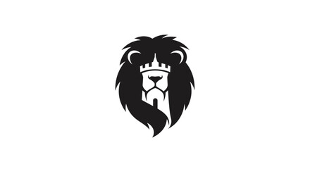 Majestic lion head logo with crown representing strength and royalty.