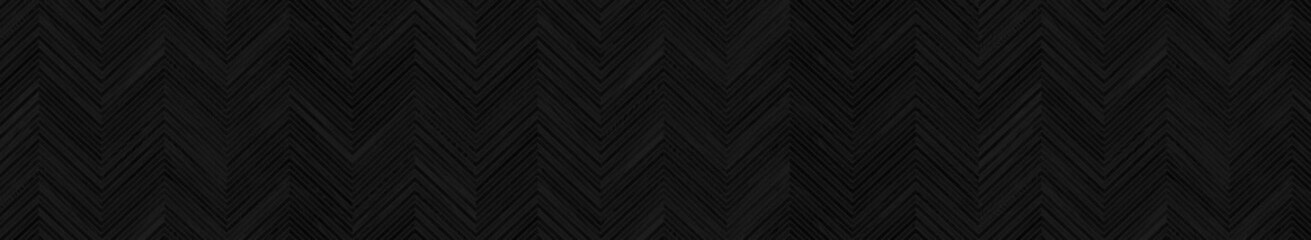 Seamless dark black herringbone wood texture pattern background