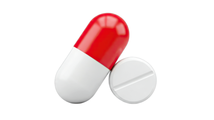 Pills and Capsule: Medical Treatment Concept